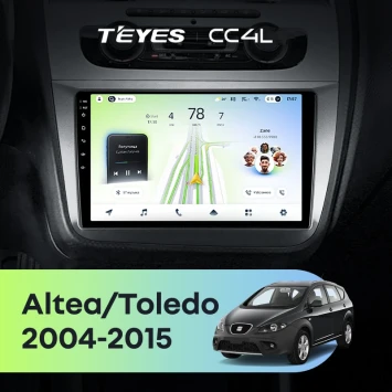 Штатная магнитола Teyes CC4L 6/64 с DTS Seat Altea (2004-2015)