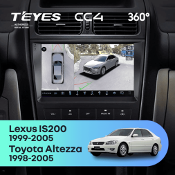 Штатная магнитола Teyes CC4 360 8/128 Toyota Altezza XE10 (1998-2005)