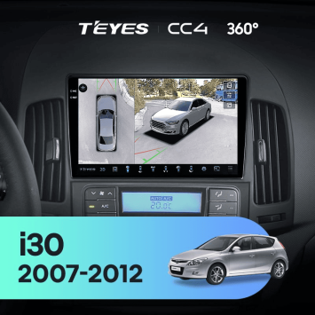 Штатная магнитола Teyes CC4 360 8/128 Hyundai i30 1 FD (2007-2012) F1