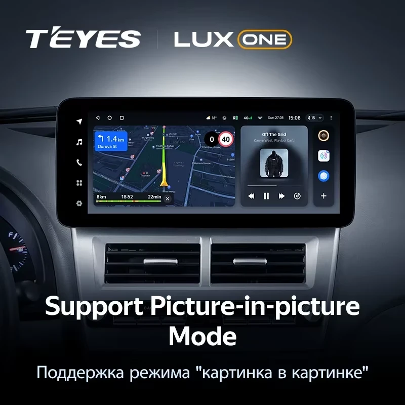 Штатная магнитола Teyes LUX ONE 4/64 Toyota Camry 6 XV 40 50 (2006-2011) F2