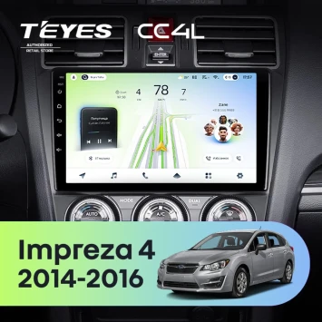 Штатная магнитола Teyes CC4L 6/64 с DTS Subaru Impreza 4 (2014-2016)