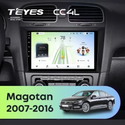 Штатная магнитола Teyes CC4L 4/64 Volkswagen Magotan (2007-2016)