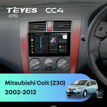 Штатная магнитола Teyes CC4 6/64 Mitsubishi Colt (Z30) (2002-2012) Правый руль
