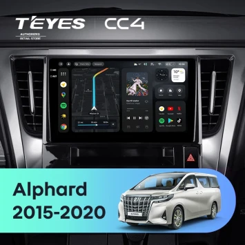 Штатная магнитола Teyes CC4 8/128 Toyota Alphard H30 (2015-2020)