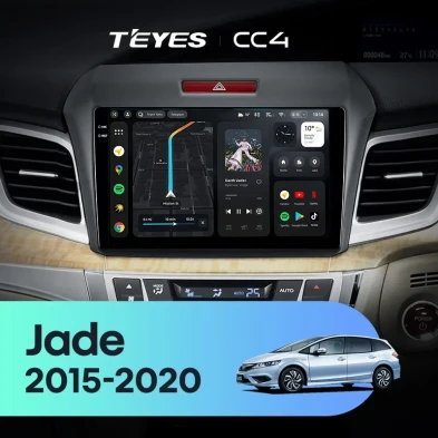 Штатная магнитола Teyes CC4 8/128 Honda Jade (2015-2020) Правый руль