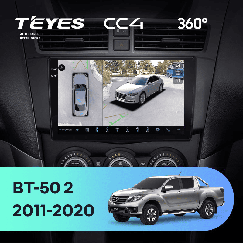 Штатная магнитола Teyes CC4 360 6/64 Mazda BT-50 (2011-2020) F1