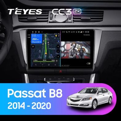 Штатная магнитола Teyes CC3 2K 6/128 Volkswagen Passat B8 (2014-2020)
