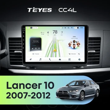 Штатная магнитола Teyes CC4L 4/64 Mitsubishi Lancer 10 CY (2007-2012) Тип-B