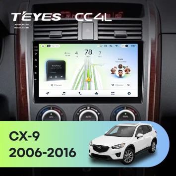 Штатная магнитола Teyes CC4L 6/64 с DTS Mazda CX-9 TB (2006-2016)