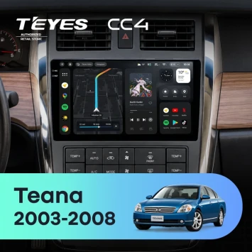 Штатная магнитола Teyes CC4 6/64 Nissan Teana 1 J31 (2003-2008) F3