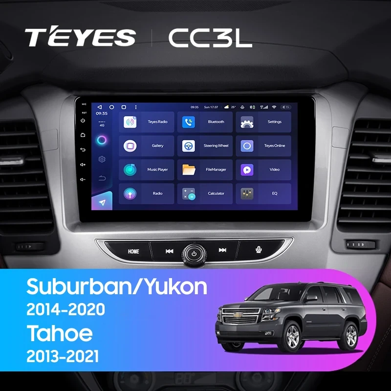 Штатная магнитола Teyes CC3L 4/32 Chevrolet Tahoe K2UC (2013-2021)