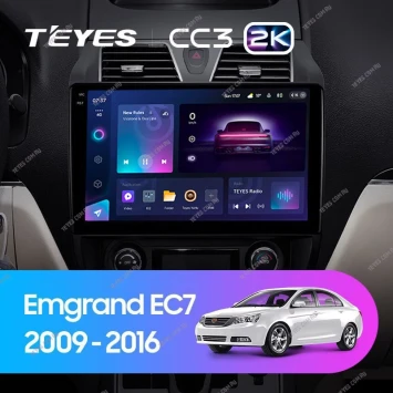 Штатная магнитола Teyes CC3 2K 4/32 Geely Emgrand EC7 1 (2009-2016)