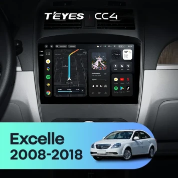 Штатная магнитола Teyes CC4 8/128 Buick Excelle (2008-2018)