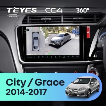 Штатная магнитола Teyes CC4 360 6/64 Honda Grace (2014-2017) Тип-B Правый руль