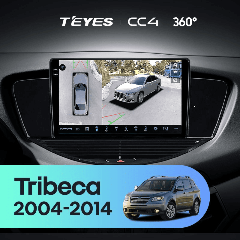 Штатная магнитола Teyes CC4 360 8/128 Subaru Tribeca WX W10 (2004-2014)