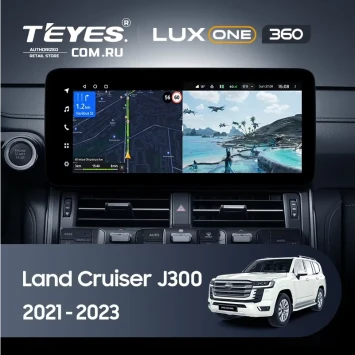 Штатная магнитола Teyes LUX ONE 360 6/128 Toyota Land Cruiser J300 300 (2021-2023) F1