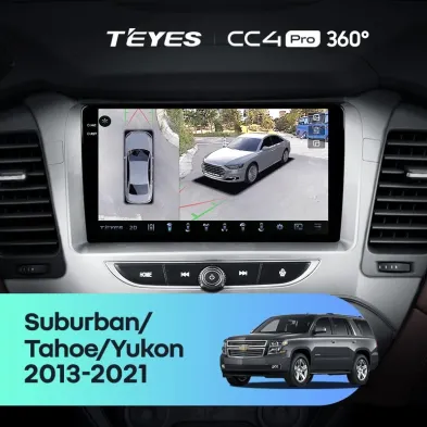 Штатная магнитола Teyes CC4 Pro 360 12/256 Chevrolet Suburban GMT K2YC (2014-2020)