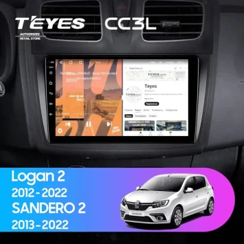 Штатная магнитола Teyes CC3L 4/32 Renault Sandero 2 (2013-2022) F1