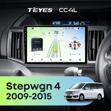 Штатная магнитола Teyes CC4L 6/64 с DTS Honda Stepwgn 4 (2009-2015) Правый руль