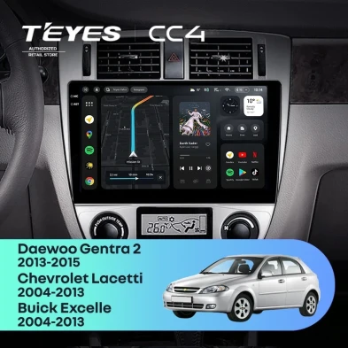 Штатная магнитола Teyes CC4 8/128 Chevrolet Lacetti J200 (2004-2013) F1 Тип-A