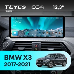 Штатная магнитола Teyes CC4 12.3" 6/64 BMW X3 (G01) (2017-2021) (NBT, EVO)