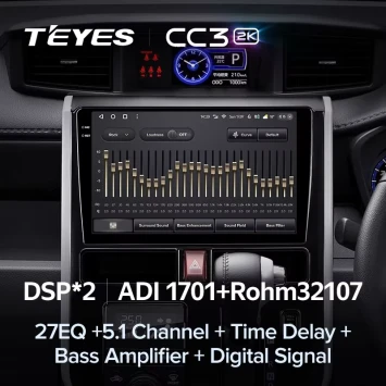 Штатная магнитола Teyes CC3 2K 6/128 Toyota Tank (2016-2023) Правый руль