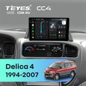 Штатная магнитола Teyes CC4 6/64 Mitsubishi Delica 4 (1994-2007) Правый руль