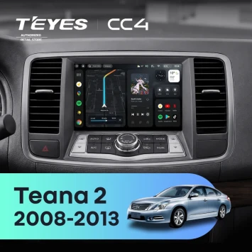 Штатная магнитола Teyes CC4 6/64 Nissan Teana 2 J32 (2008-2013) F2 Тип-A