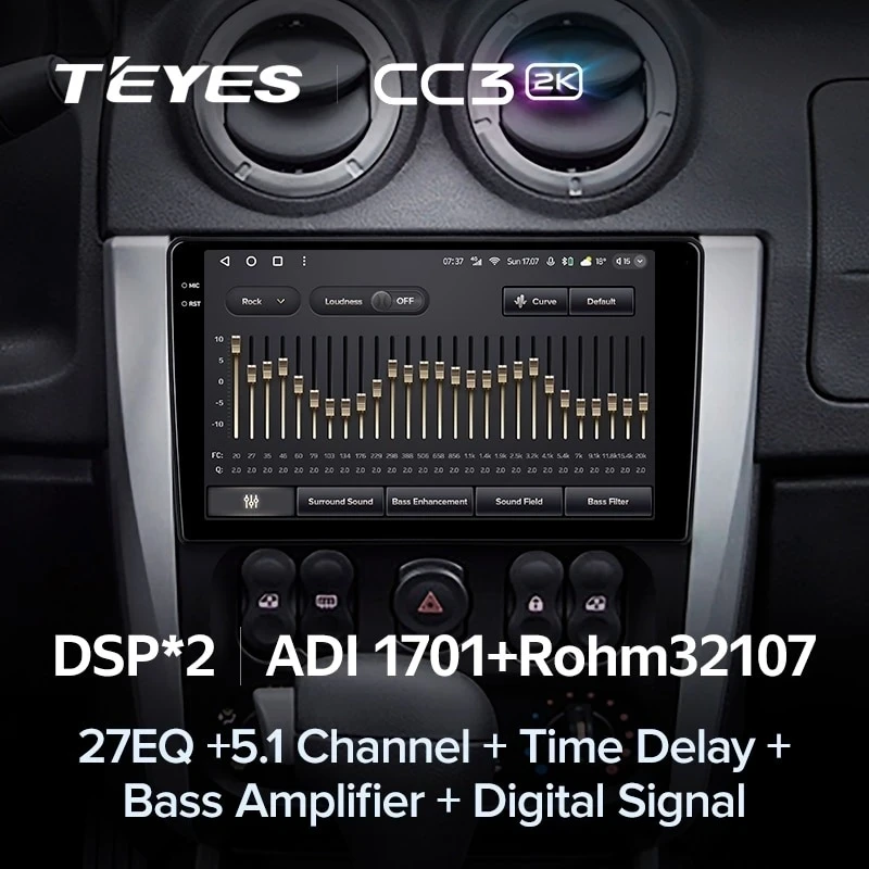 Штатная магнитола Teyes CC3 2K 6/128 Nissan Almera 3 G15 (2012-2018) F1