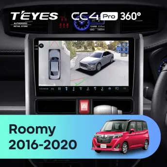 Штатная магнитола Teyes CC4 Pro 360 8/128 Toyota Roomy (2016-2020 ) Правый руль