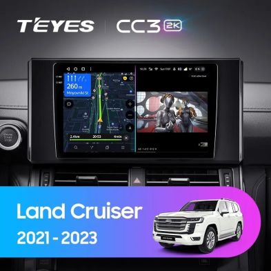 Штатная магнитола Teyes CC3 2K 4/32 Toyota Land Cruiser 300 (2021-2023)