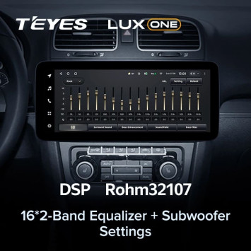 Штатная магнитола Teyes LUX ONE 4/64 Volkswagen Scirocco (2008-2015)