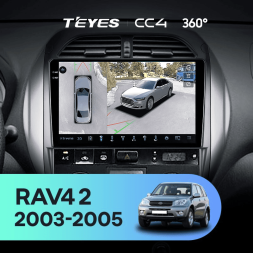 Штатная магнитола Teyes CC4 360 8/128 Toyota RAV4 2 CA20 CA20W XA20 (2003-2005) F4