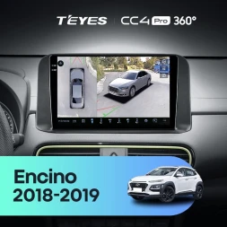 Штатная магнитола Teyes CC4 Pro 360 8/128 Hyundai Encino (2018-2019)