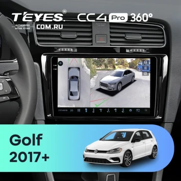Штатная магнитола Teyes CC4 Pro 360 8/128 Volkswagen Golf 2017+
