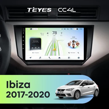 Штатная магнитола Teyes CC4L 6/64 с DTS Seat Ibiza (2017-2020)