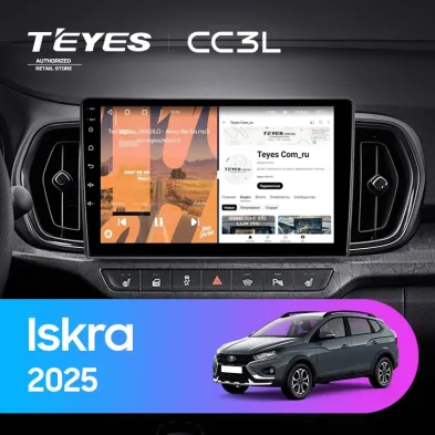 Штатная магнитола Teyes CC3L 4/32 LADA Iskra SW Cross 2025 Тип-B
