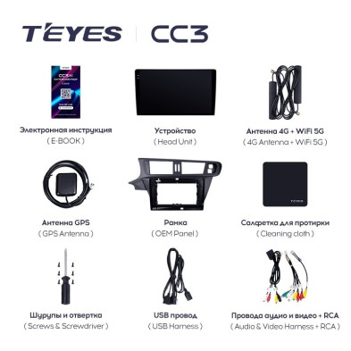 Штатная магнитола Teyes CC3L 4/64 Citroen C3-XR (2010-2018) F2