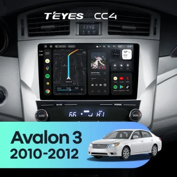 Штатная магнитола Teyes CC4 8/128 Toyota Avalon 3 XX30 (2010-2012) F2
