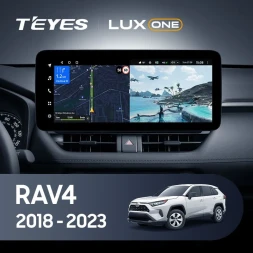 Штатная магнитола Teyes LUX ONE 360 6/128 Toyota RAV4 5 XA50 (2018-2026)