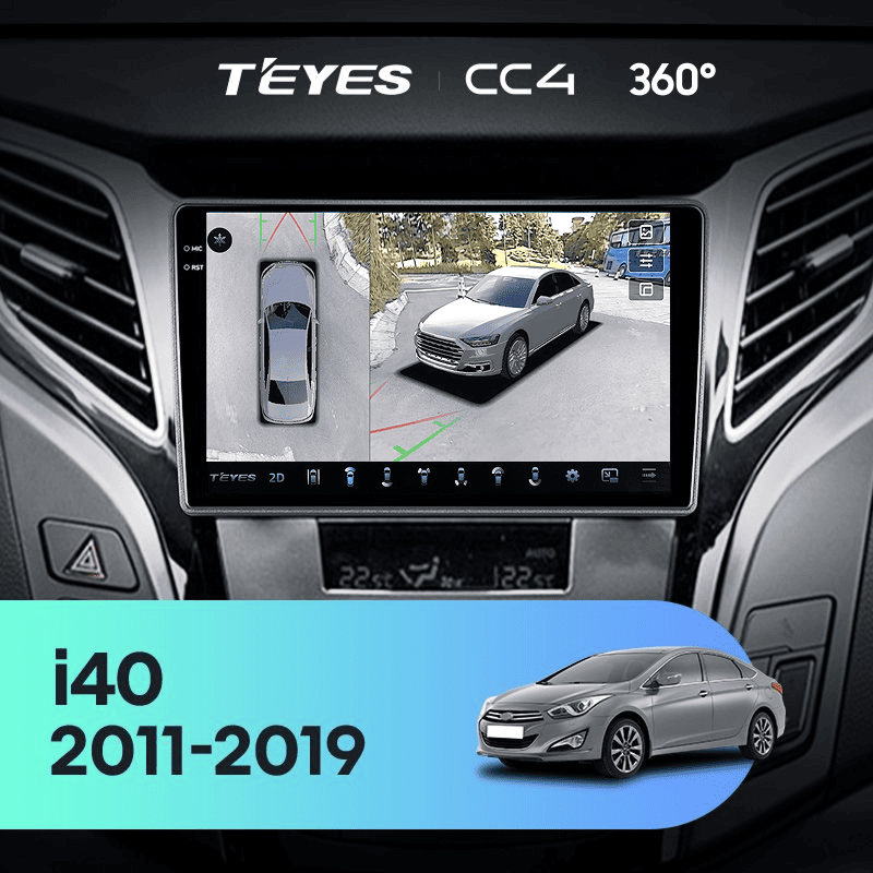 Штатная магнитола Teyes CC4 360 8/128 Hyundai i40 (2011-2019)