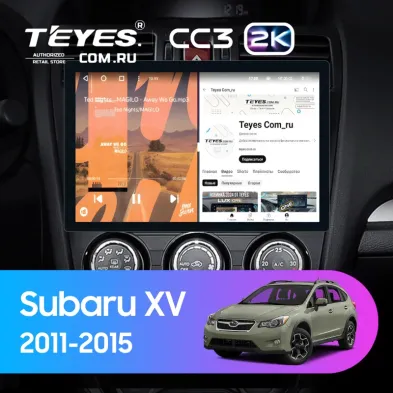 Штатная магнитола Teyes CC3 2K 6/128 Subaru XV (2011-2015) Тип-A (11")