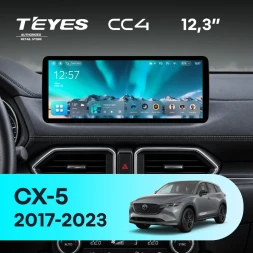 Штатная магнитола Teyes CC4 12.3" 8/128 Mazda CX-5 2 KF (2017-2023) (США и Европа)