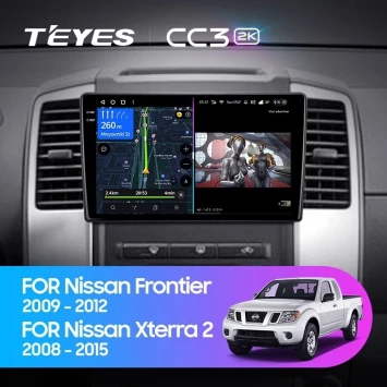 Штатная магнитола Teyes CC3 2K 4/64 Nissan Frontier (2009-2012)