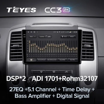 Штатная магнитола Teyes CC3 2K 4/64 Nissan Frontier (2009-2012)