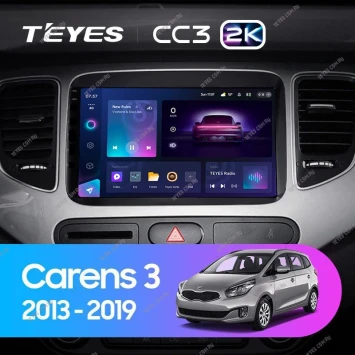 Штатная магнитола Teyes CC3 2K 4/32 Kia Carens RP 3 (2013-2019)