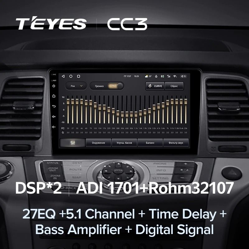 Штатная магнитола Teyes CC3 4/32 Nissan Murano Z50 (2002-2015)