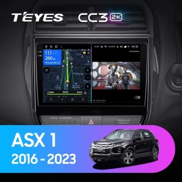 Штатная магнитола Teyes CC3 2K 6/128 Mitsubishi ASX (2016-2026) Тип-B Правый руль