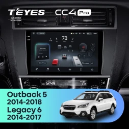 Штатная магнитола Teyes CC4 Pro 8/128 Subaru Outback 5 (2014-2018)