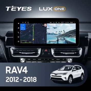 Штатная магнитола Teyes LUX ONE 360 6/128 Toyota RAV4 XA40 (2012-2018) F2